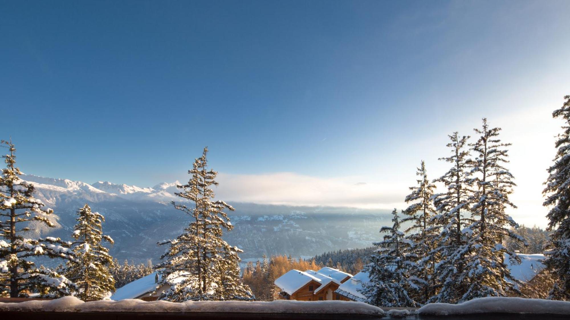 Hotel Helvetia Intergolf Crans-Montana Exteriér fotografie