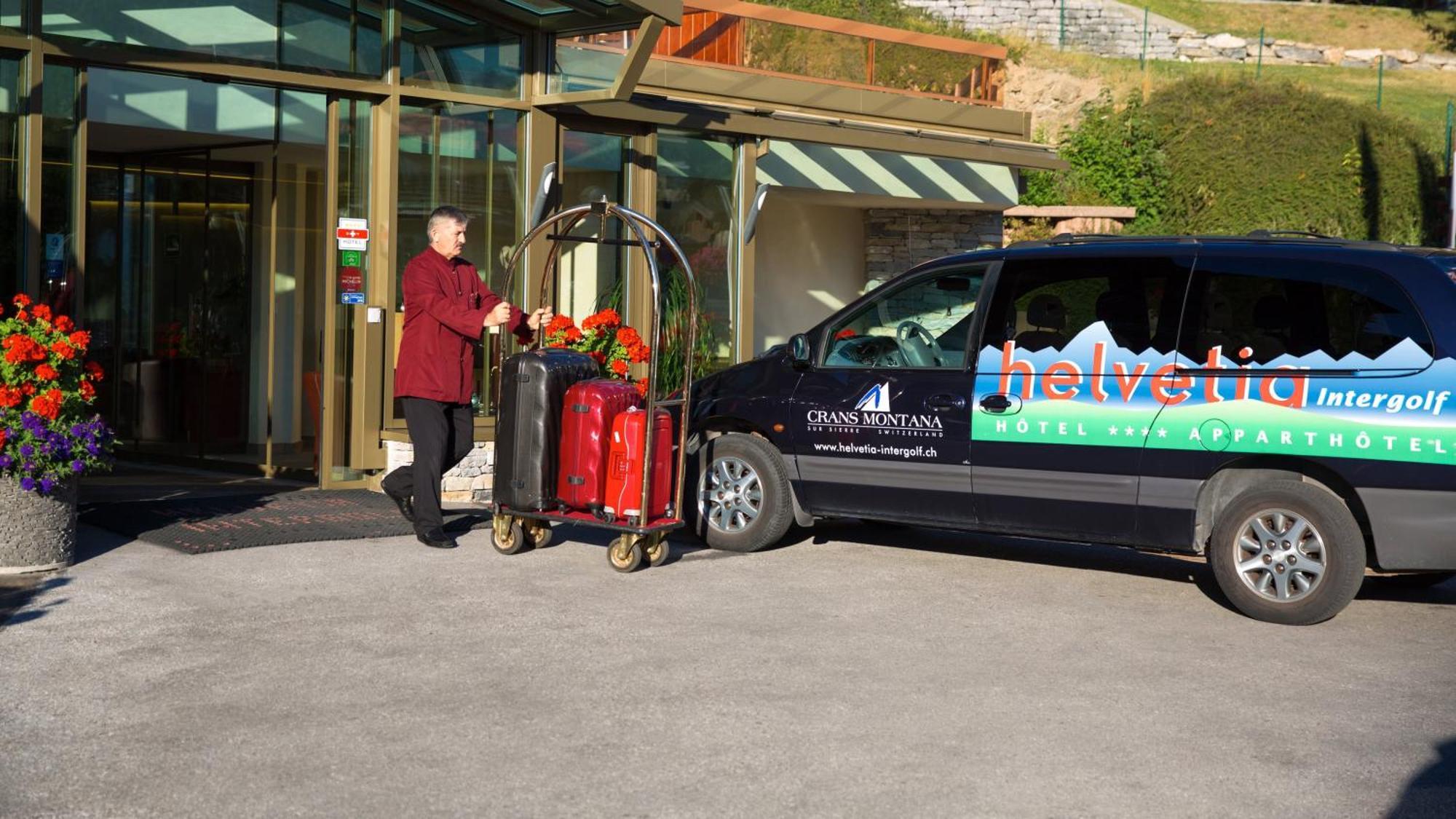 Hotel Helvetia Intergolf Crans-Montana Exteriér fotografie