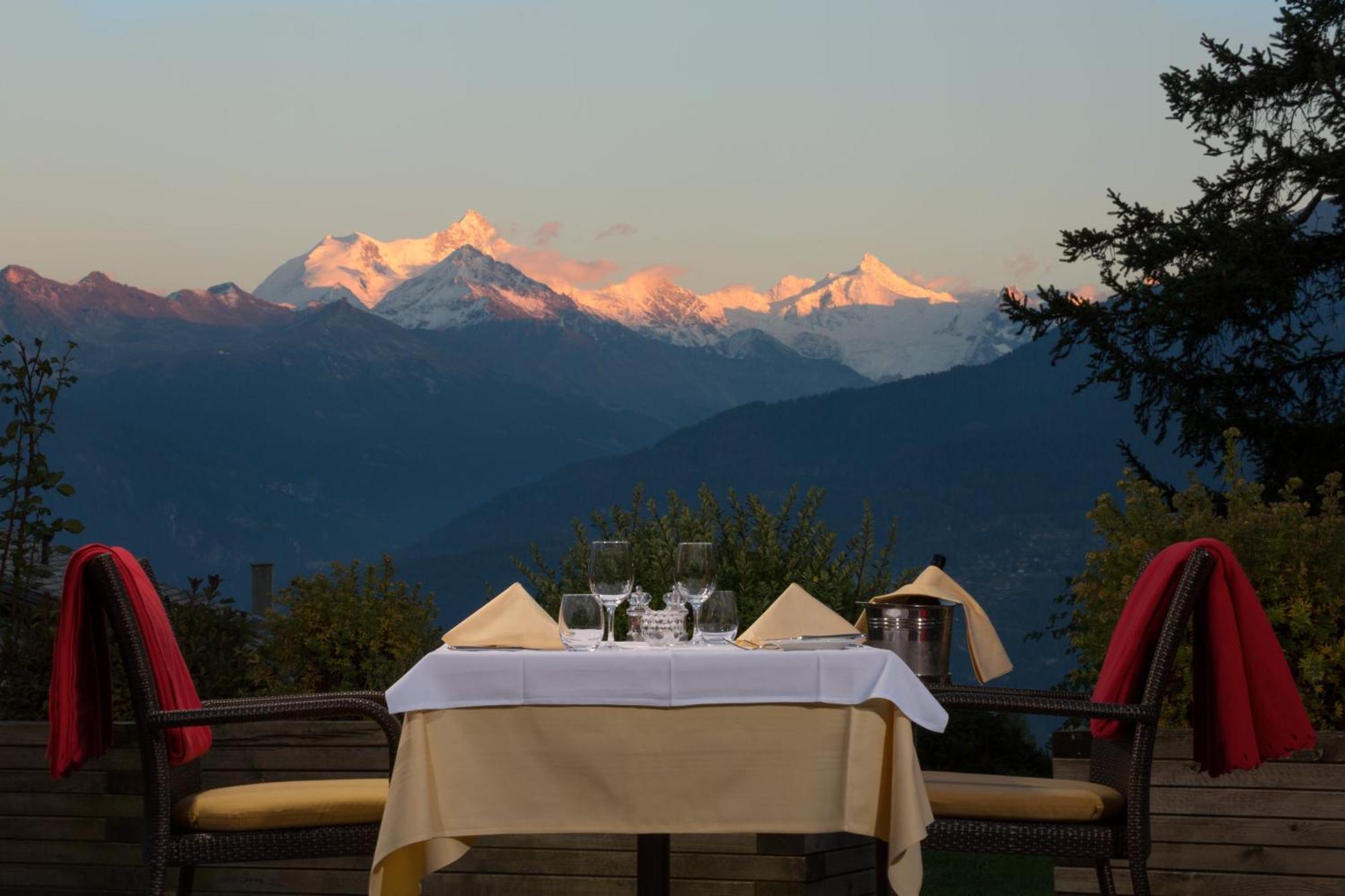 Hotel Helvetia Intergolf Crans-Montana Exteriér fotografie