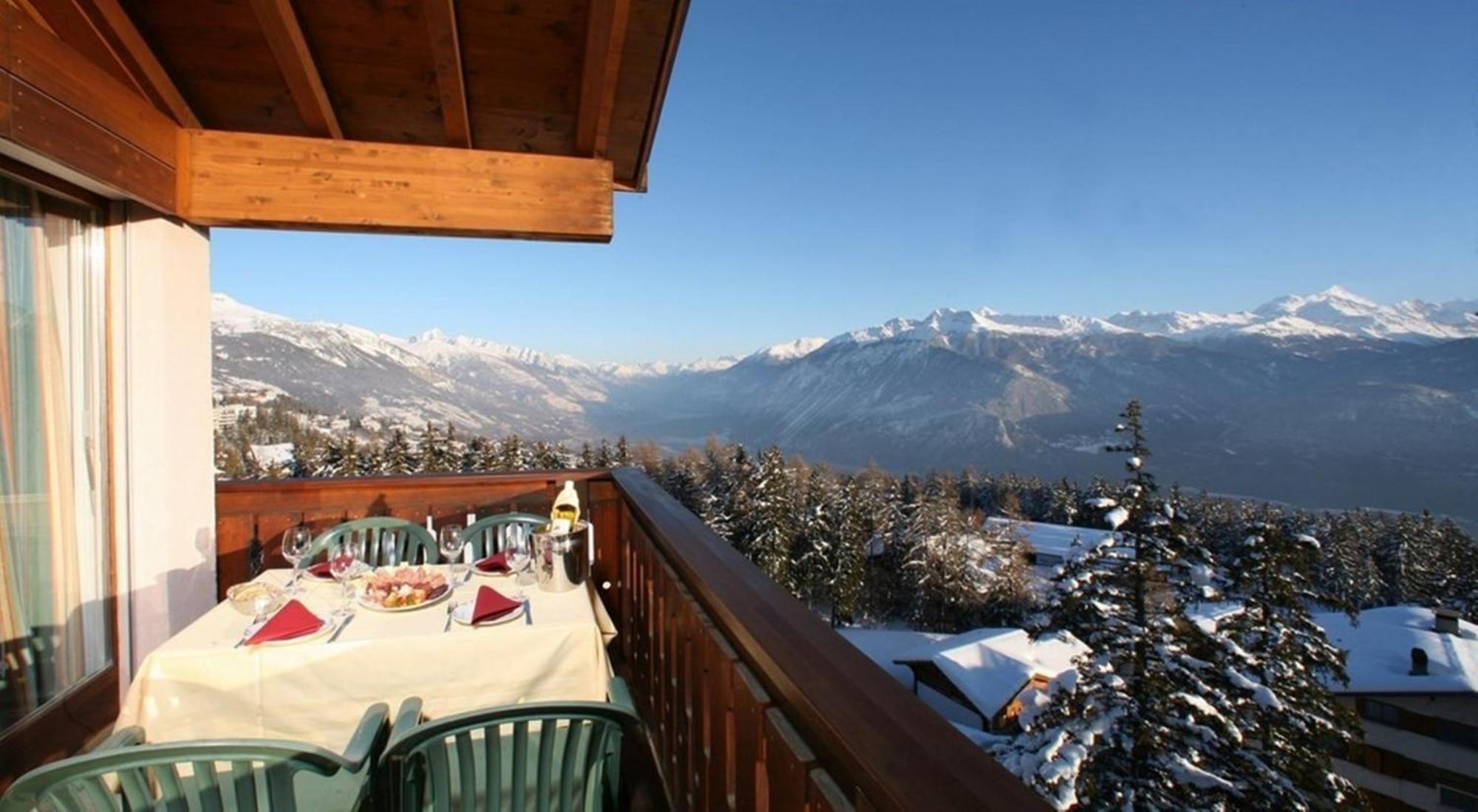 Hotel Helvetia Intergolf Crans-Montana Exteriér fotografie
